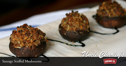 SAUSAGE STUFFED MUSHROOMS