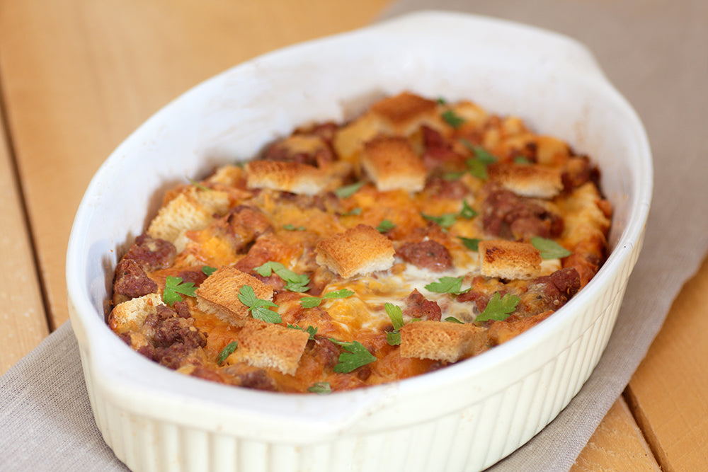 EASY SAUSAGE STRATA