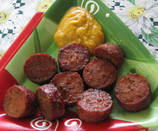MUSTARD AND GINGER COCKTAIL SAUSAGES