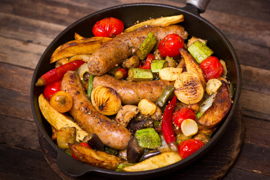 ONE PAN SAUSAGE DINNER