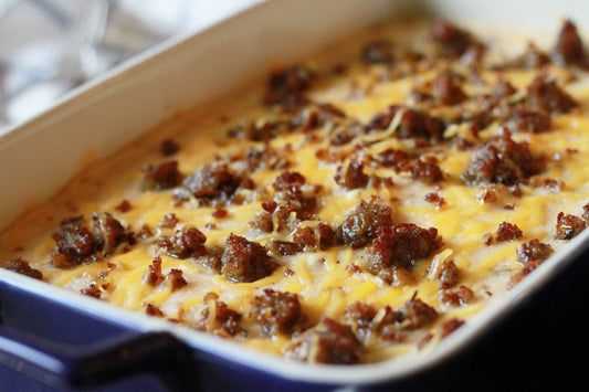 SAUSAGE GRITS CASSEROLE