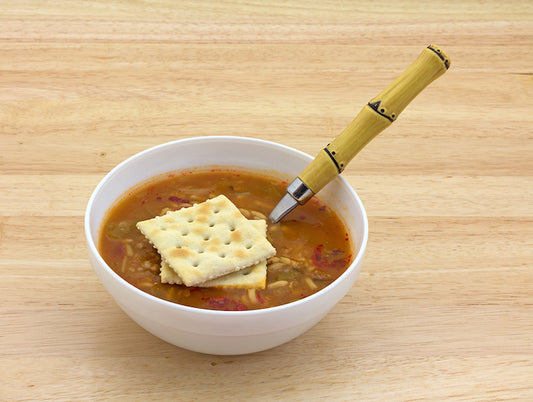 HOT SAUSAGE AND ORZO SOUP