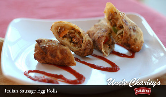 ITALIAN SAUSAGE EGG ROLLS