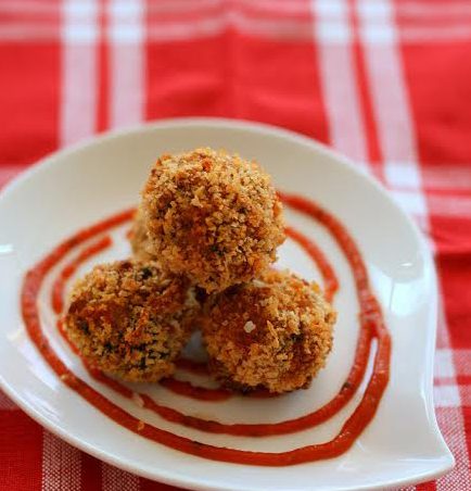 SPINACH AND CHEESE MEATBALLS