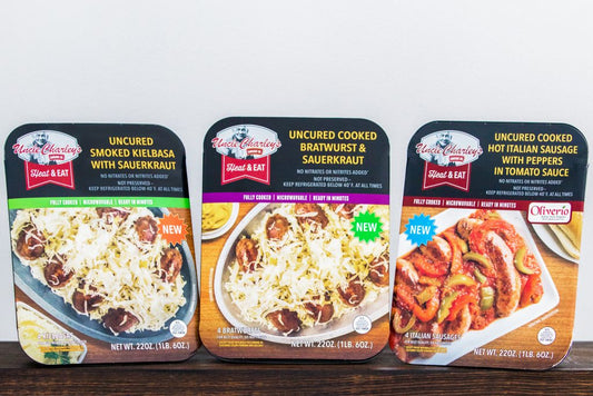 UNCLE CHARLEY’S SAUSAGE LAUNCHES NEW LINE OF READY-TO-SERVE MEALS