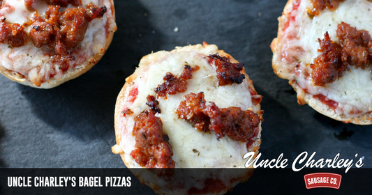 UNCLE CHARLEY’S BAGEL PIZZAS