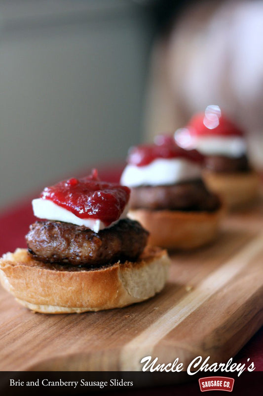 BRIE AND CRANBERRY SAUSAGE SLIDERS