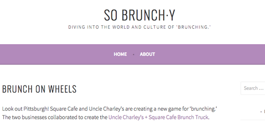 BRUNCH ON WHEELS | SO BRUNCHY