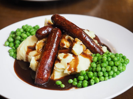 BANGERS AND MASH WITH GUINNESS GRAVY RECIPE